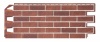 Панель фасадная ТЕХОСНАСТКА ГЛАДКИЙ КИРПИЧ 0,435мх0,96м (пустынный бордо коричневый)