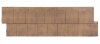 Панель фасадная ТЕХОСНАСТКА ЩЕПА ПИХТЫ 0,36мх1,205м (светлый темно-серый темно-коричневый)