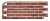 Панель фасадная ТЕХОСНАСТКА ГЛАДКИЙ КИРПИЧ 0,435мх0,96м (пустынный бордо коричневый)